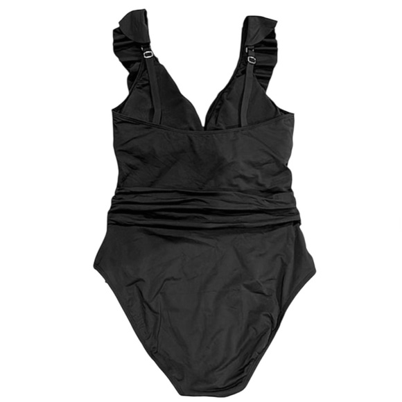 Bleu Rod Beattie Surplice Ruffle One Piece - Picture 9 of 16